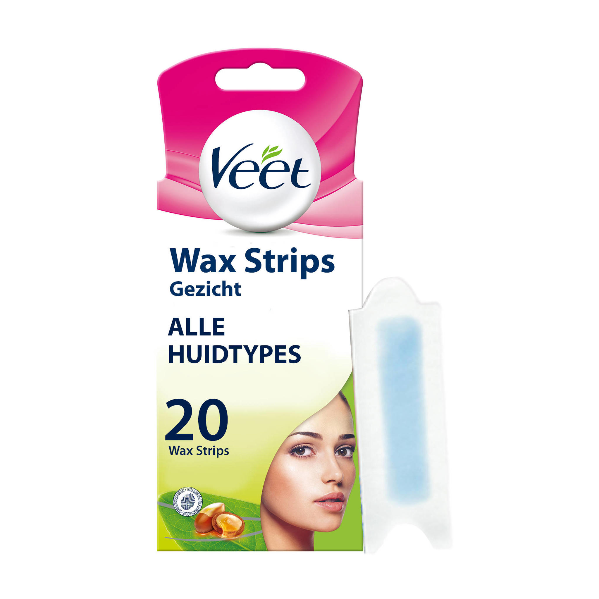 Veet Natural Inspirations koude waxstrips gezicht 20 stuks wehkamp