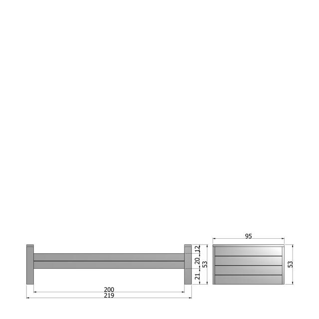 Verdwijnen zelf bak Woood bedcombinatie Robin (90x200 cm) | wehkamp