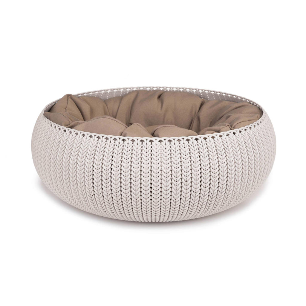 Curver Cozy Pet Bed - Kattenmand - Crème - 50 cm