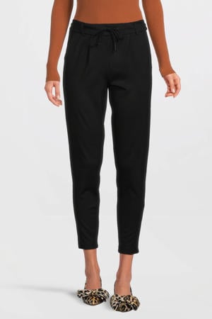 tapered fit broek ONLPOPTRASH zwart regular
