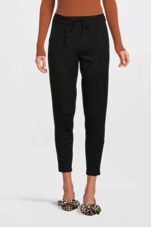 tapered fit broek ONLPOPTRASH zwart regular