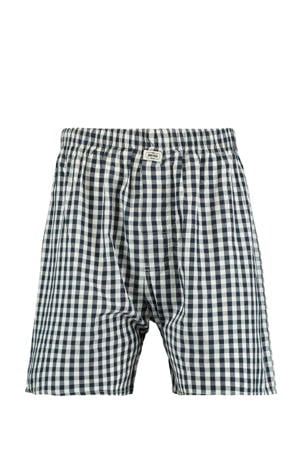 wijde boxershort Thomas zwart/wit