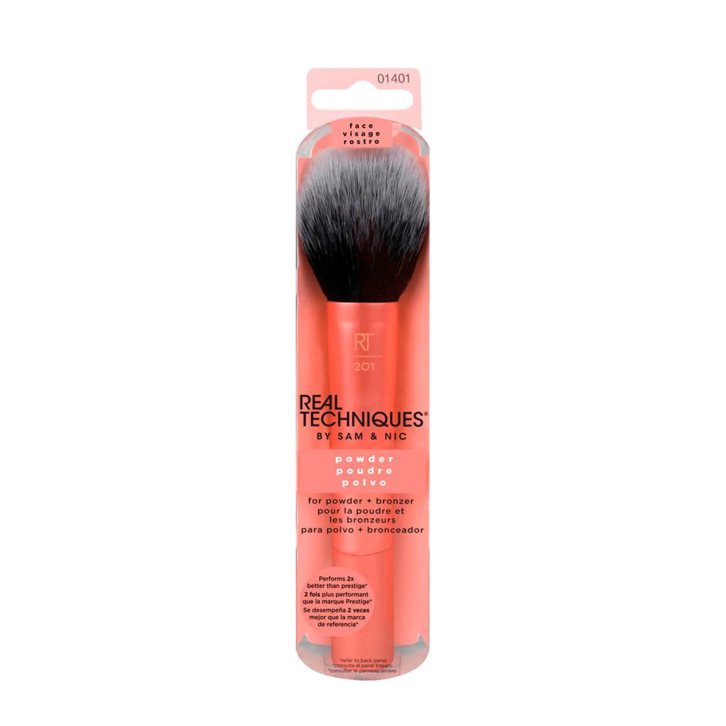 Real Techniques Powder Brush - poederkwast, Oranje