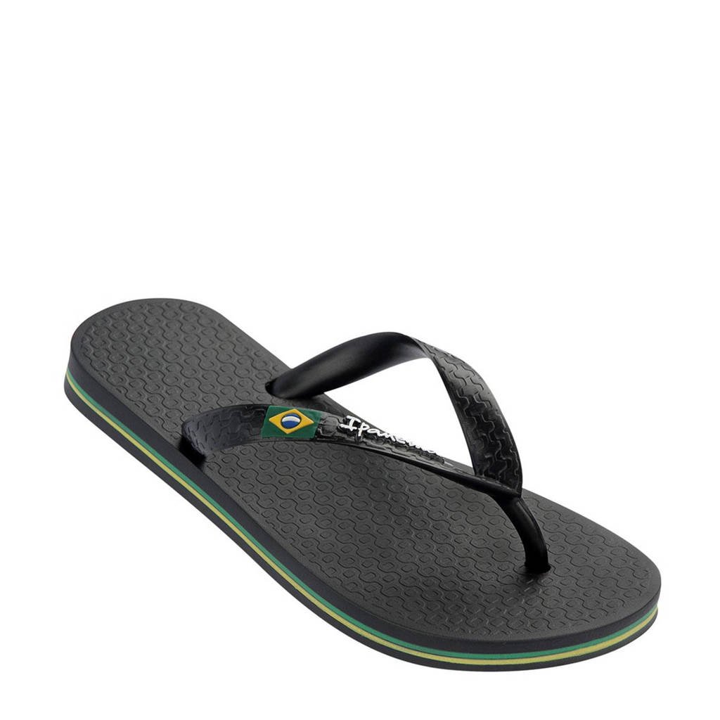 Ipanema Classic Brasil teenslippers zwart, Zwart