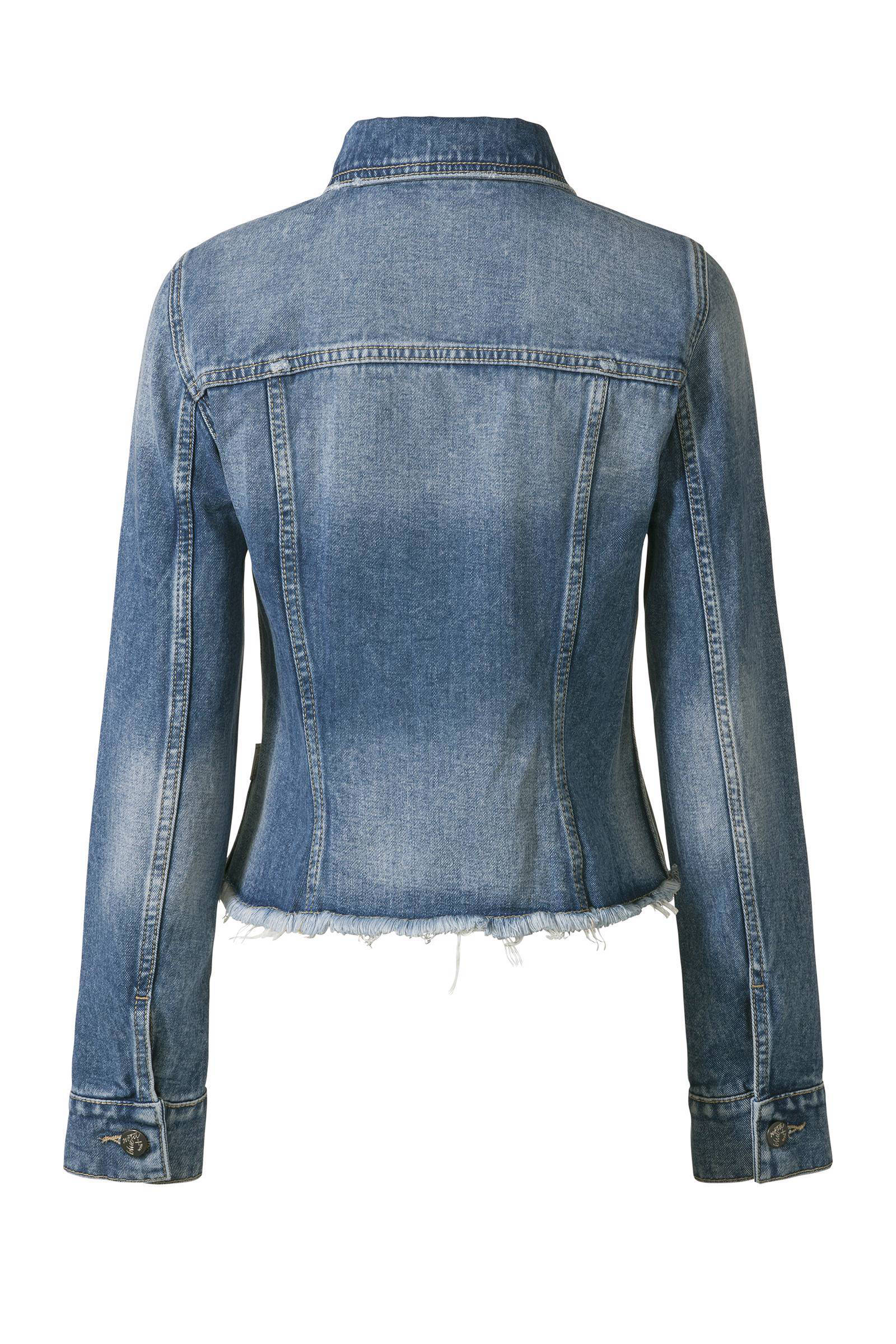 spijkerjasje dames blauw getailleerd spijkerjasje dames blauw getailleerd