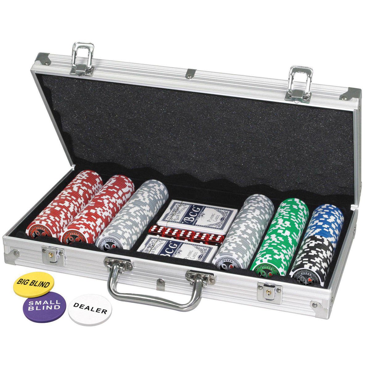 3167 Pokerkoffer 300 chips kopen? in huis wehkamp
