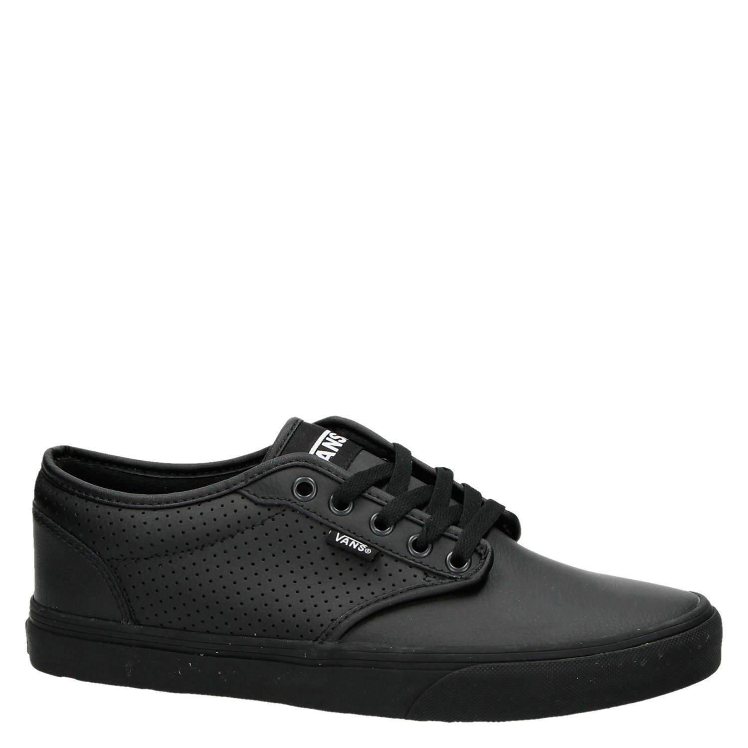vans atwood zwart leer vans atwood zwart leer