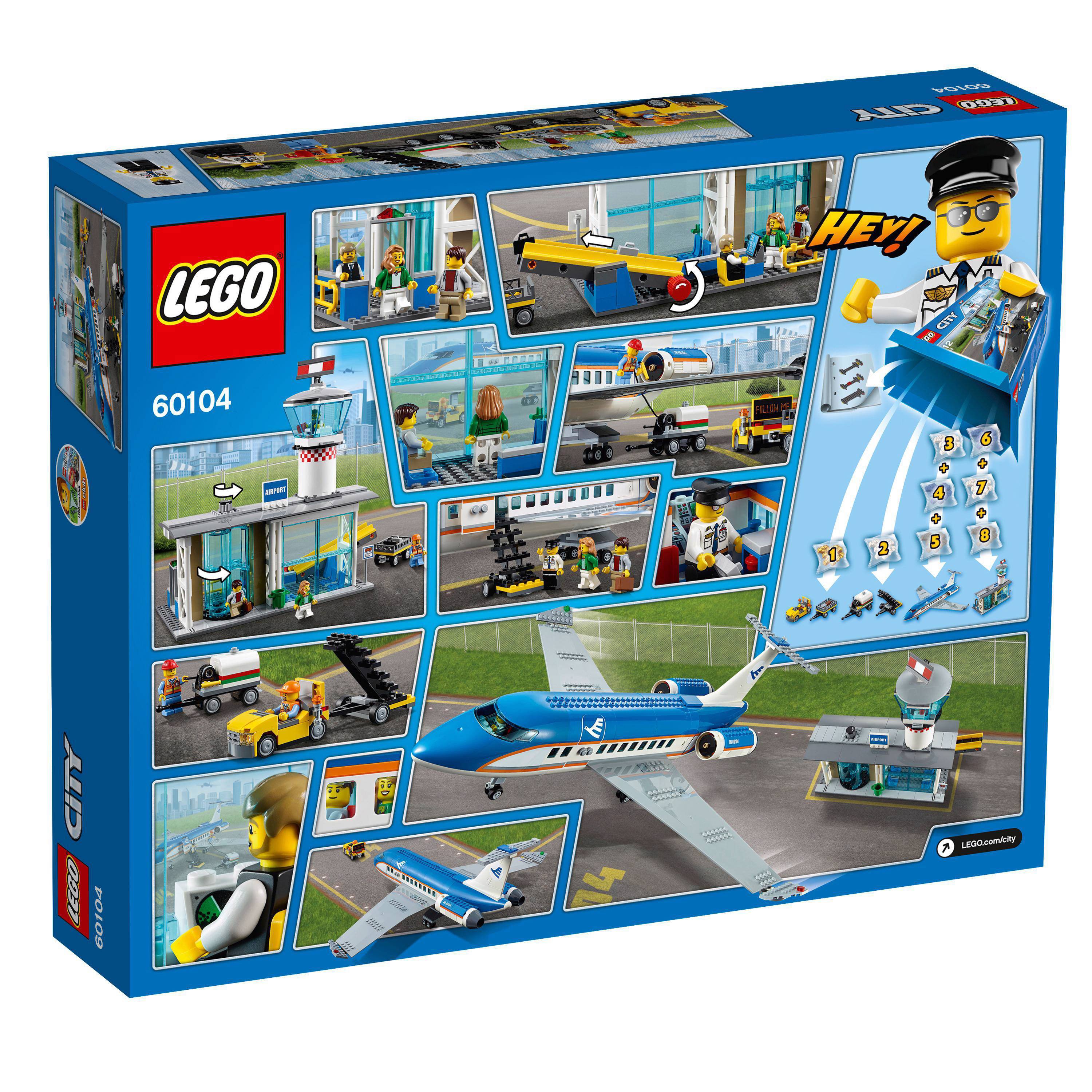 LEGO City vliegveld passagiersterminal 60104 wehkamp
