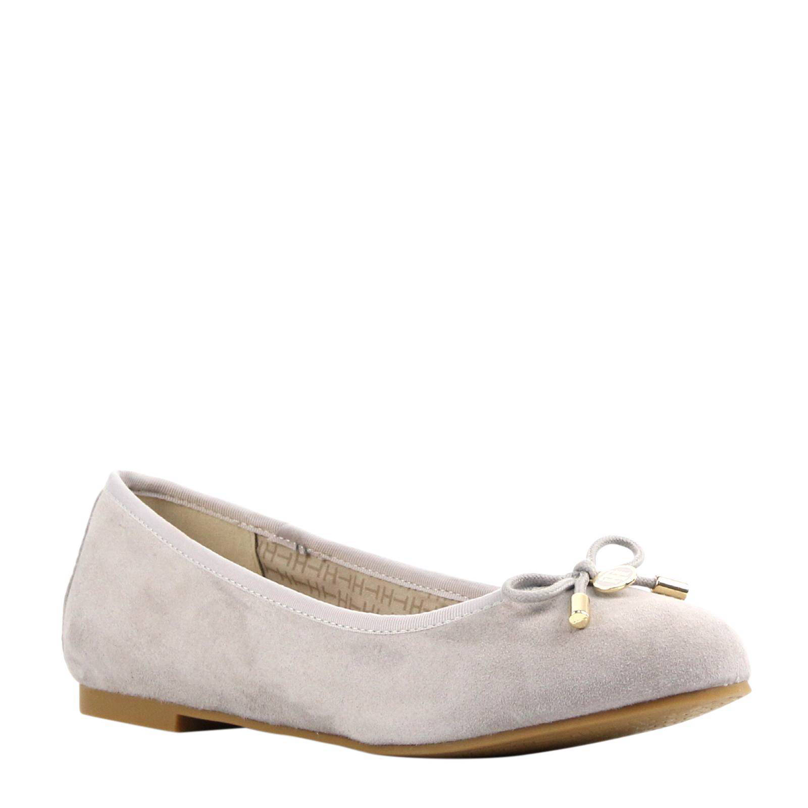 Tommy Hilfiger suède ballerina's | wehkamp