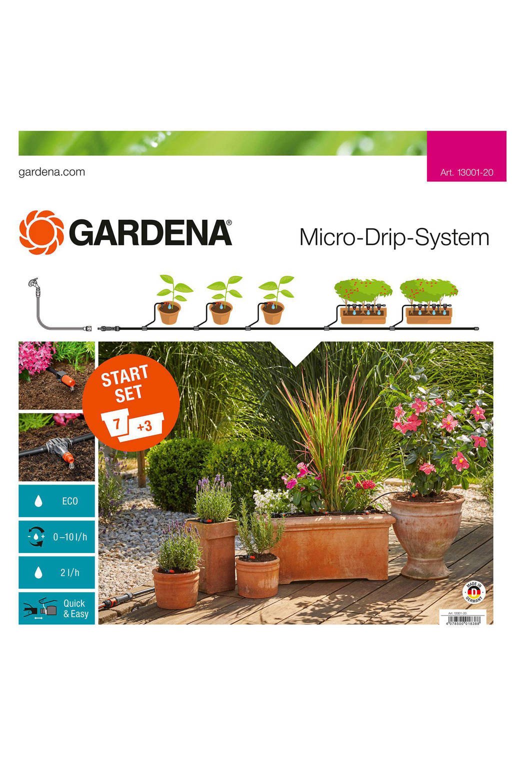 Gardena startset M voor balkon en terras