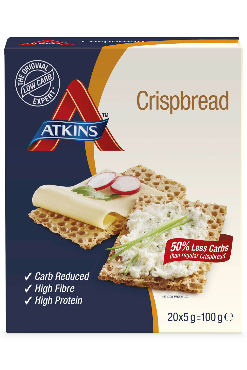 Atkins Crispbread Knäckebröd crackers wehkamp
