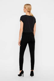 thumbnail: VERO MODA mid waist skinny jeans VMLUX stay black