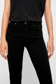 thumbnail: VERO MODA mid waist skinny jeans VMLUX stay black