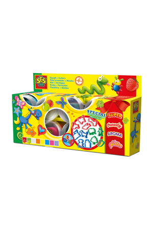 Klei mania 8 x 90 g met vormpjes