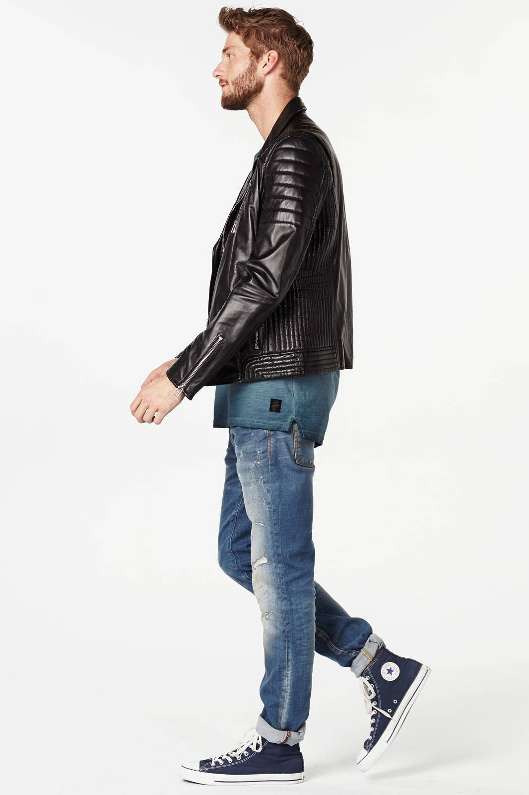 Goosecraft Biker921 leren jas | wehkamp Goosecraft Biker921 leren jas, Zwart #leer#goosecraft
