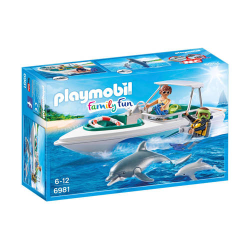 Playmobil Family Fun Duiktrip Met Plezierboot 6981 playmobil kopen in de aanbieding