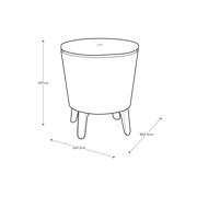 thumbnail: Keter bijzettafel Coolbar (Ø50/57 cm)
