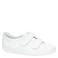 Ecco Soft 2.0 leren klittenbandschoenen wit
