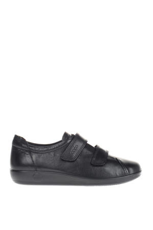Comfort Soft 2.0 leren klittenbandschoenen zwart