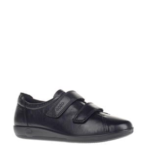 Comfort Soft 2.0 leren klittenbandschoenen zwart