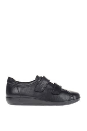 Comfort Soft 2.0 leren klittenbandschoenen zwart