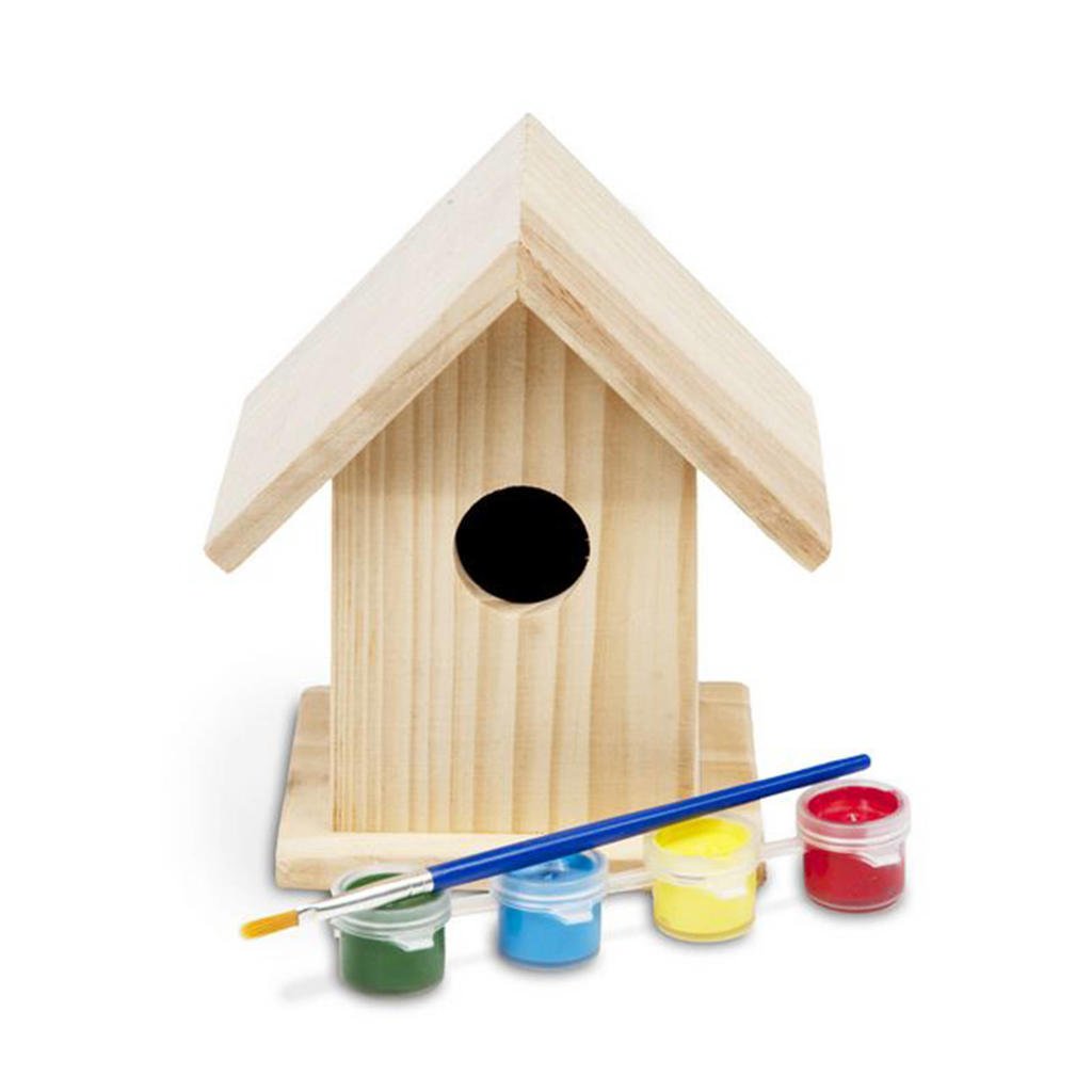 BS Toys  Schilderbaar vogelhuisje