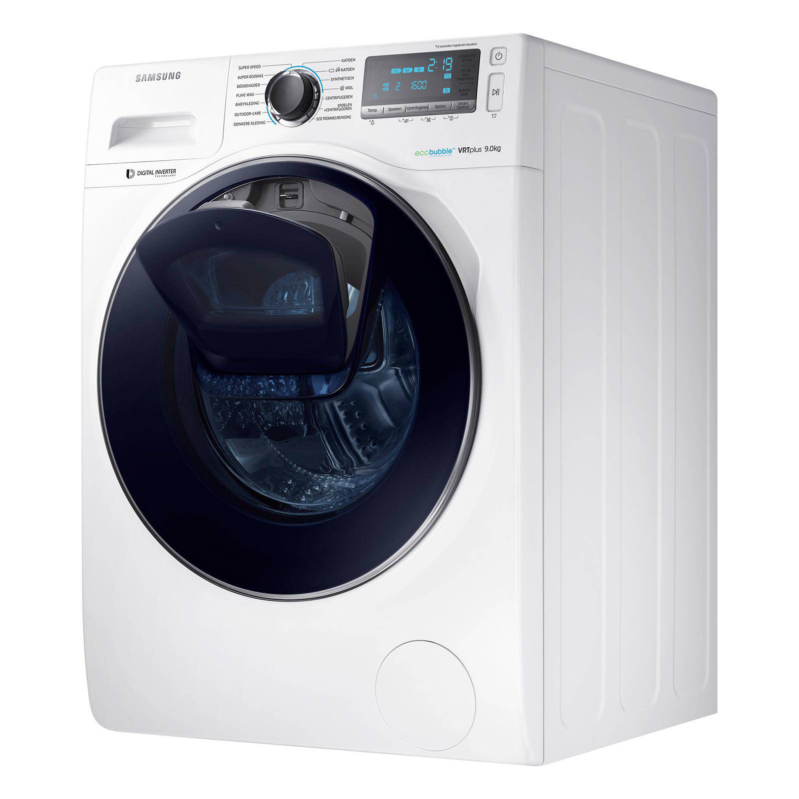 dividend Motiveren Toezicht houden Samsung AddWash 7500 WW90K7605OW/EN wasmachines Wit - Wasmachinewebshop.nl