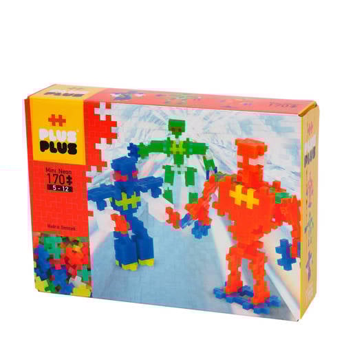 Plusplus Plus Mini Neon Robots 170 Stuks plusplus kopen in de aanbieding