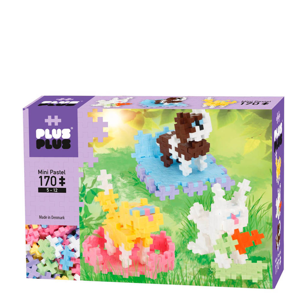 Plus-Plus Mini Pastel huisdieren 170 stuks
