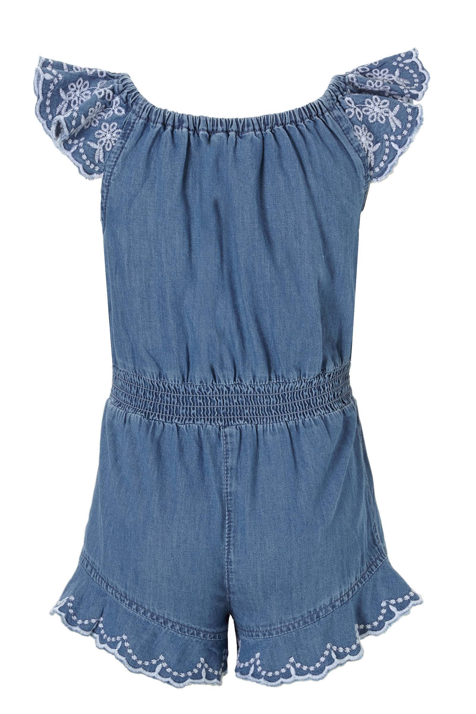 river island denim playsuit