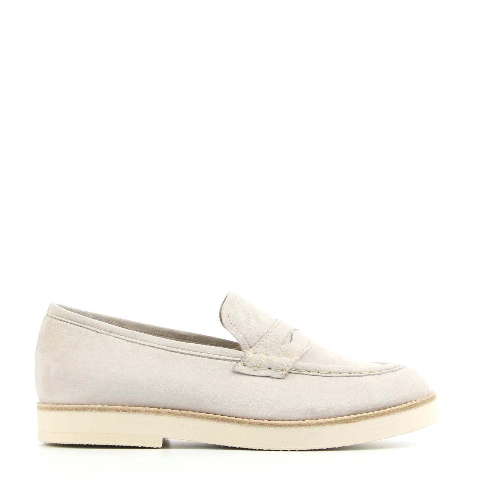 VIA VAI Instapper Lois Bell 57119 Beige Nubuck - De Roos Schoenen Breda