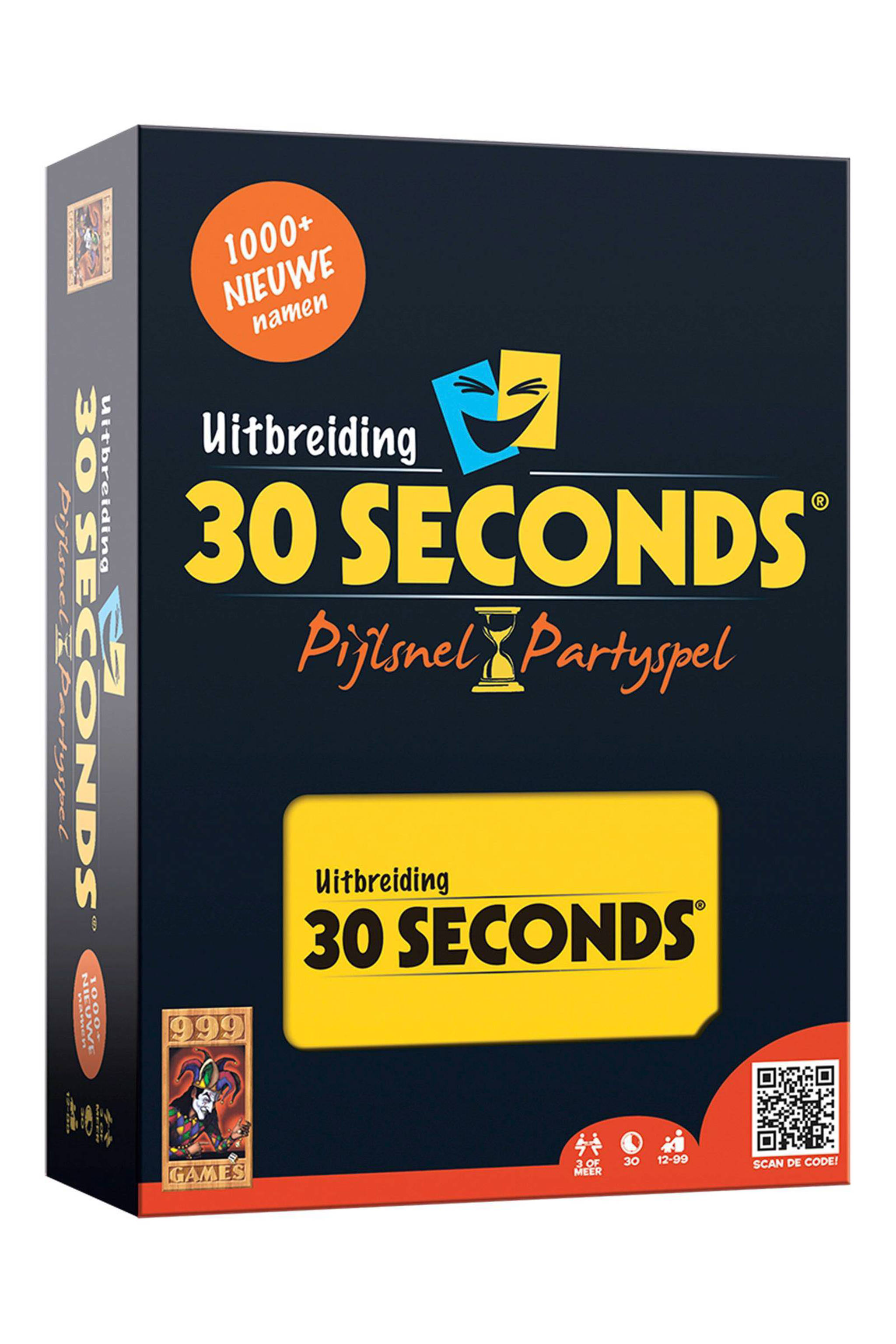 Fluisteren Serie van pit 999 Games 30 Seconds Uitbreidingsspel | wehkamp