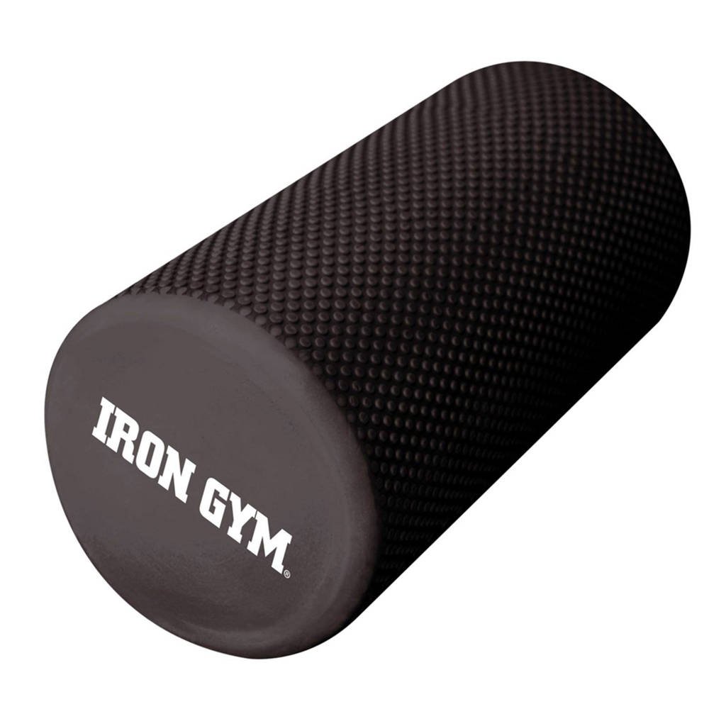 Iron Gym foam roller, Zwart