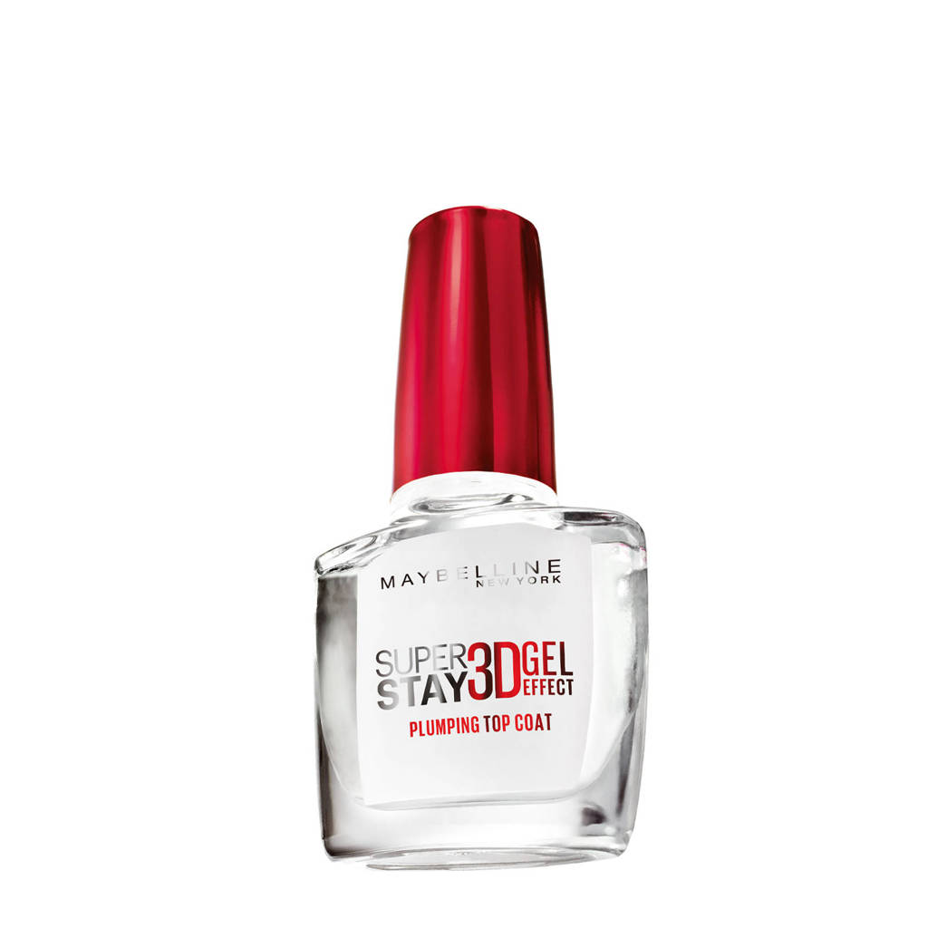 Maybelline New York Superstay 3D Gel topcoat - Transparant