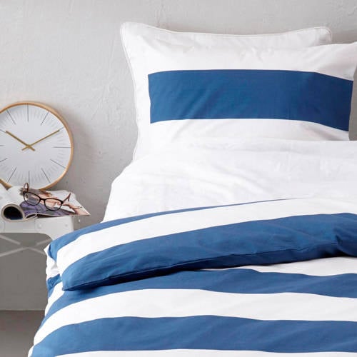 Katoenen Dekbedovertrek Lits Jumeaux huismerk kopen in de aanbieding