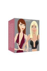 thumbnail: MAGIC Bodyfashion voorgevormde laag uitgesneden push-up bh V-Bra beige
