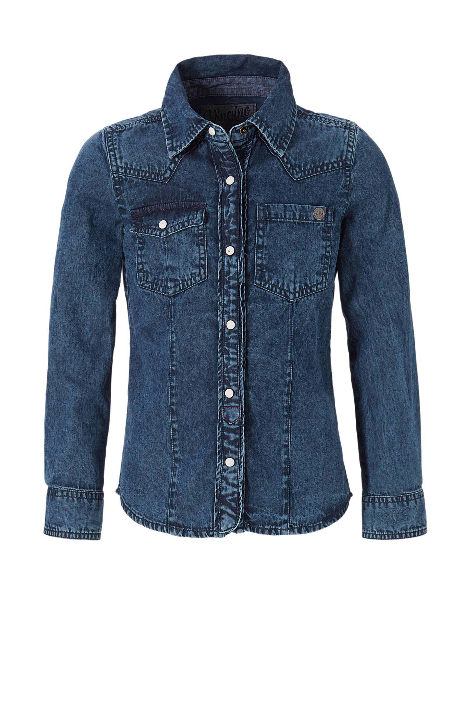 Vingino denim blouse | wehkamp Vingino denim overhemd | wehkamp