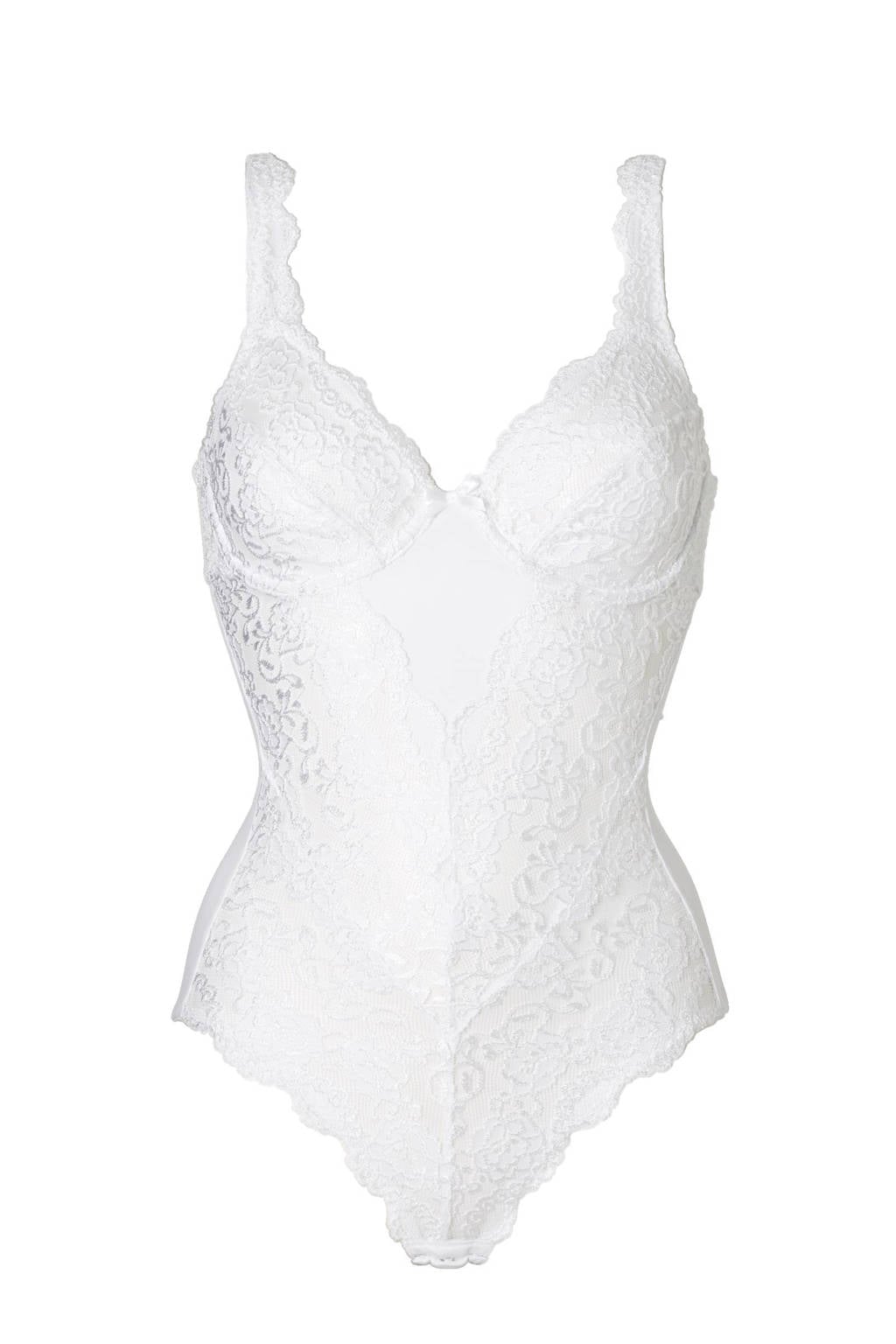 NaaNaa – Langärmliger, doppelt gefütterter Body in Creme mit Bardot-Ausschnitt NaaNaa – Langärmliger, doppelt gefütterter Body in Creme mit Bardot-Ausschnitt