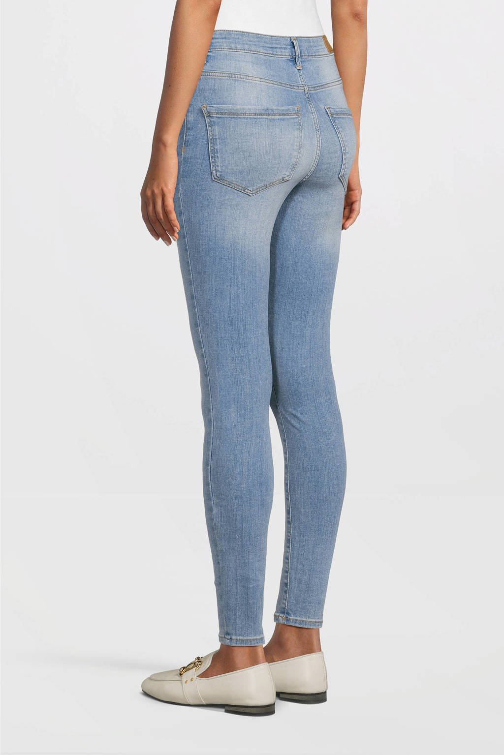 VERO MODA high waist skinny jeans VMSOPHIA light blue denim | wehkamp