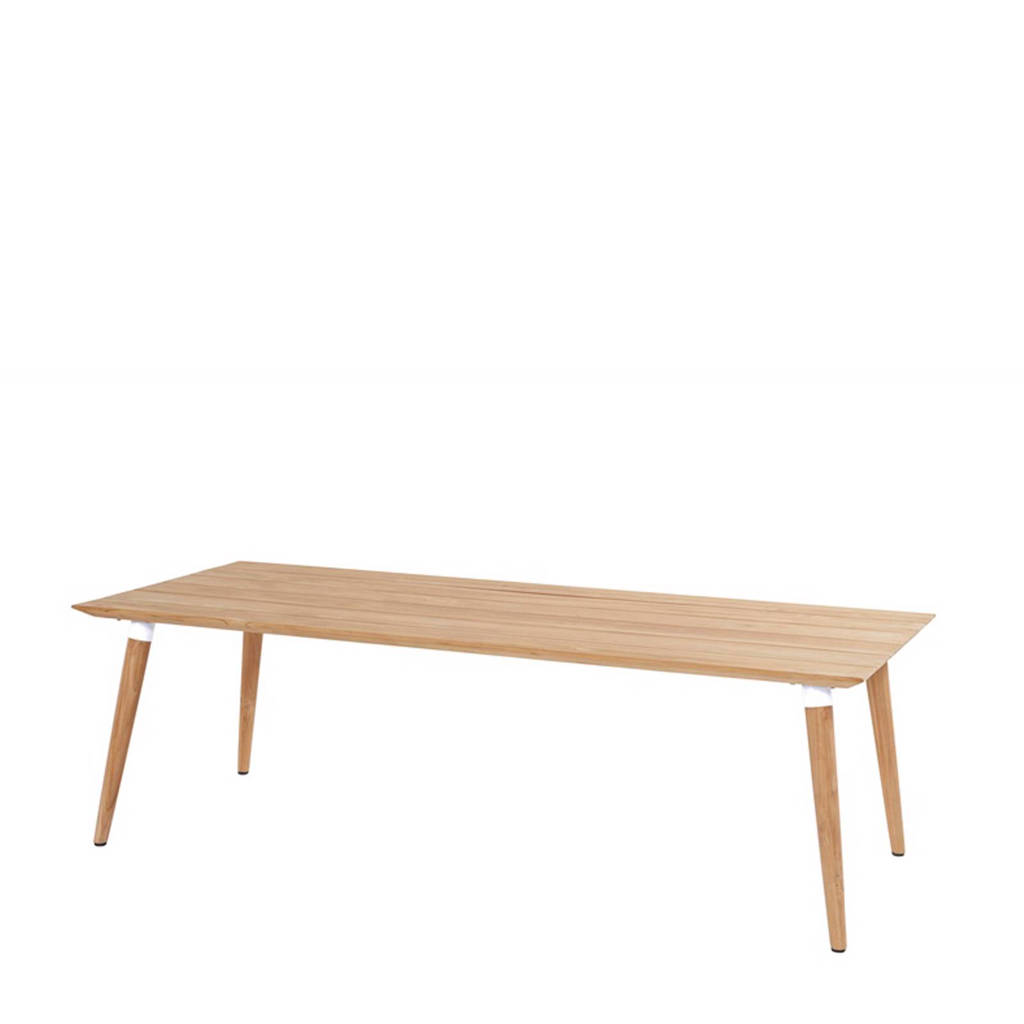 Hartman tuintafel Sophie Studio (240x100 cm), Naturel/wit