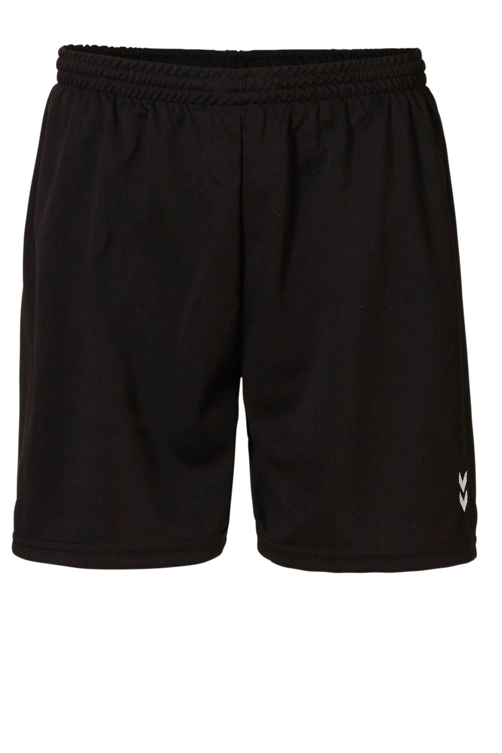 hummel sportshort zwart | wehkamp