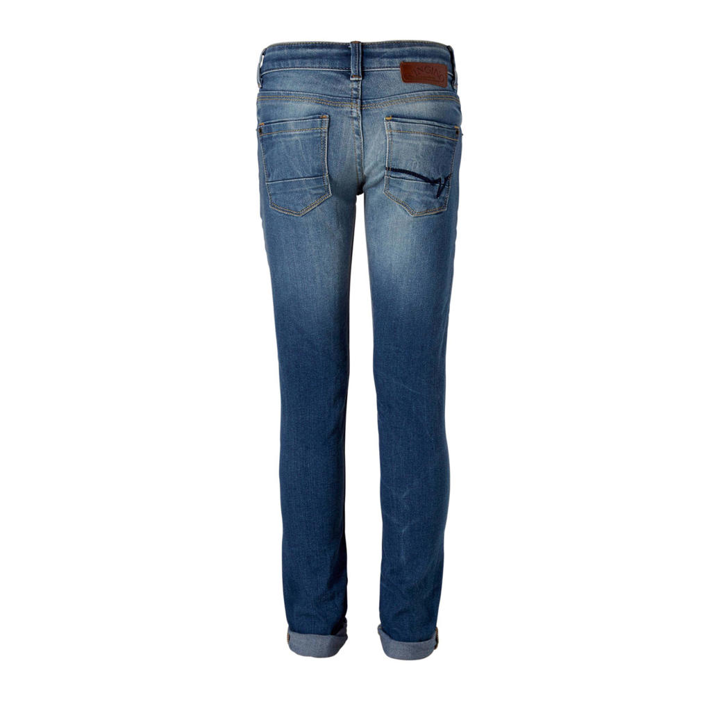 Jeans Skinny Donna Nina Carter | Vita Alta Effetto Vintage | Taglie S-3XL | Lavaggio Usato - Foto 6