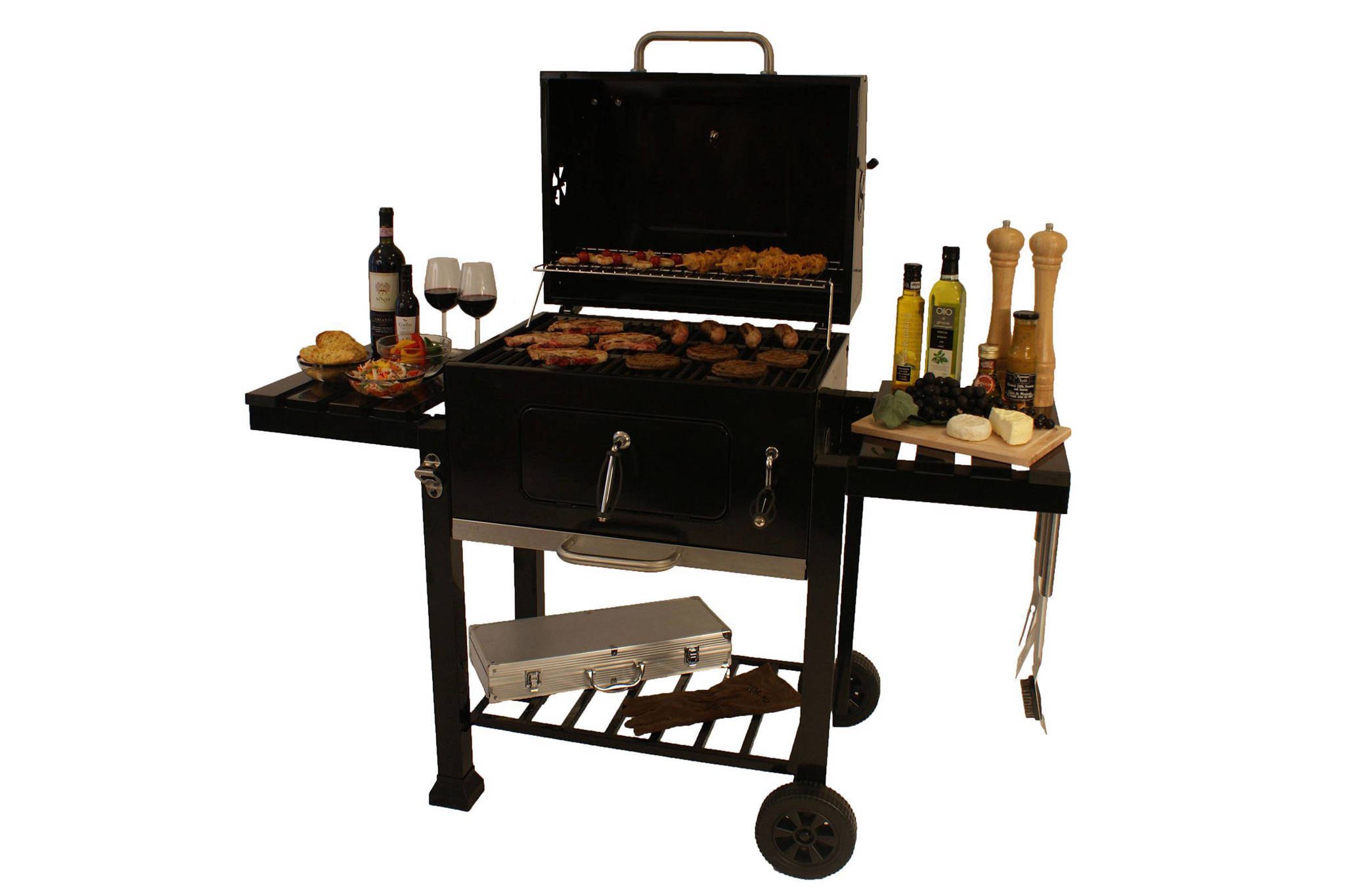 Patton C2 Charcoal Chef houtskoolbarbecue wehkamp