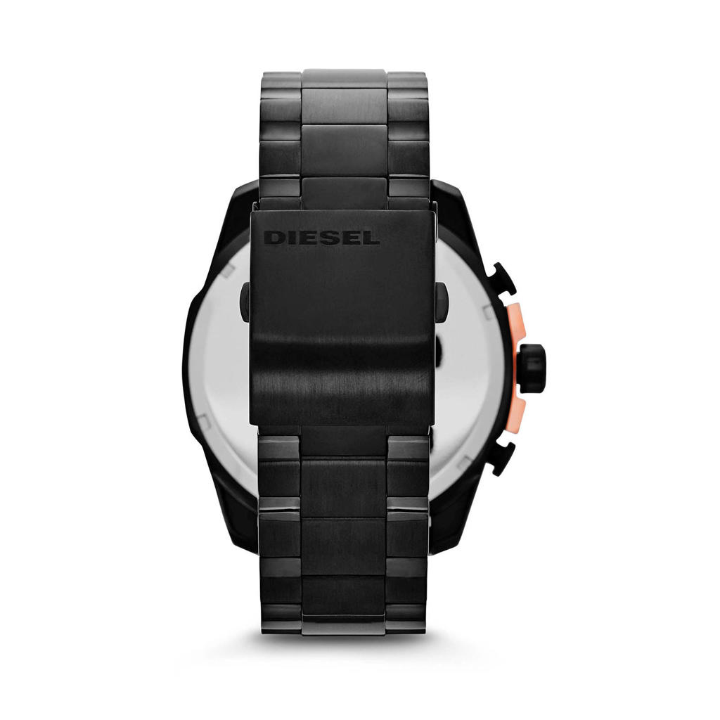 Diesel horloge DZ4309 Mega Chief zwart wehkamp
