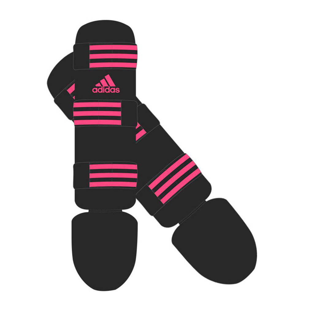 adidas performance scheenbeschermers Good XS, Zwart/roze