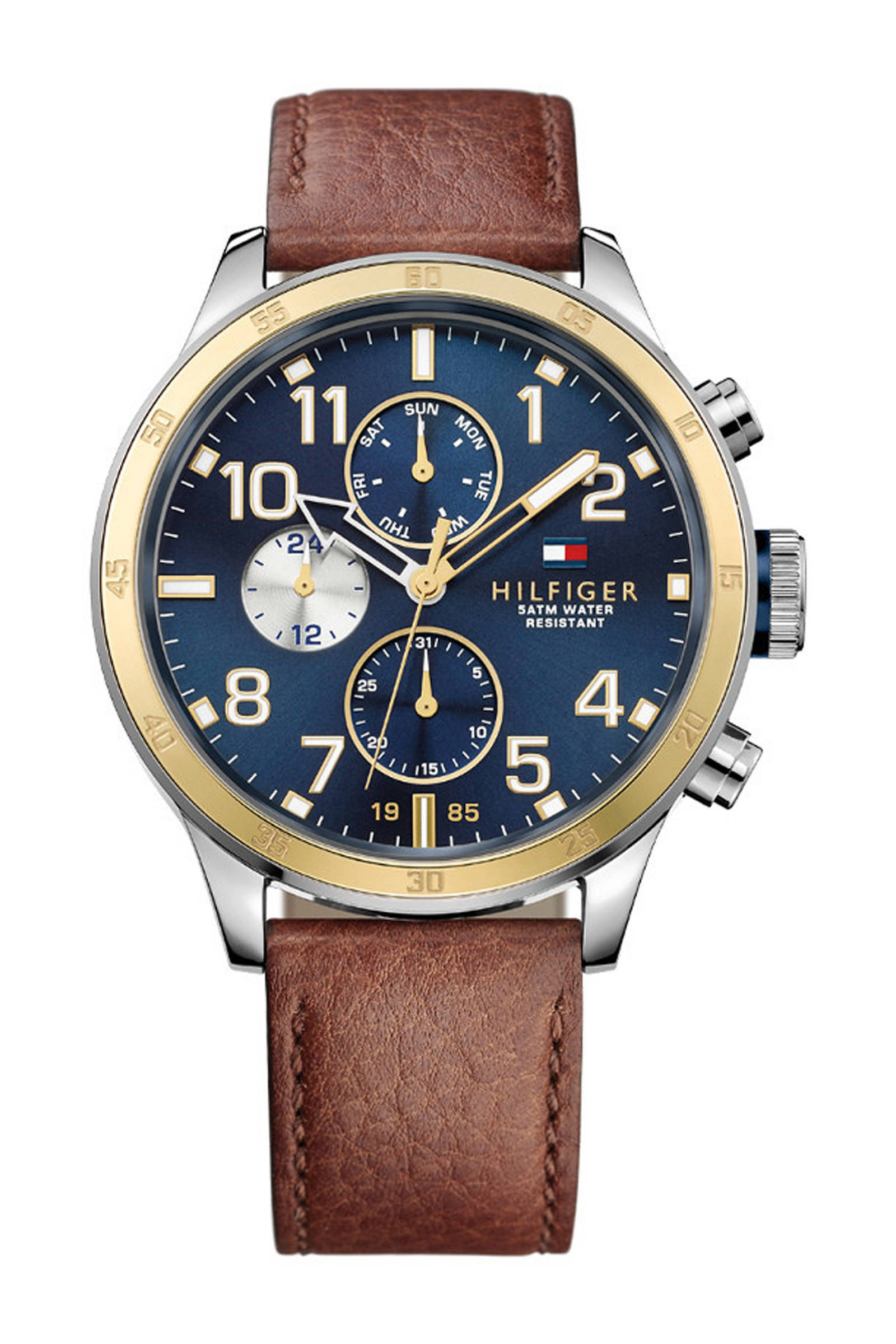 tommy hilfiger horloge heren goud