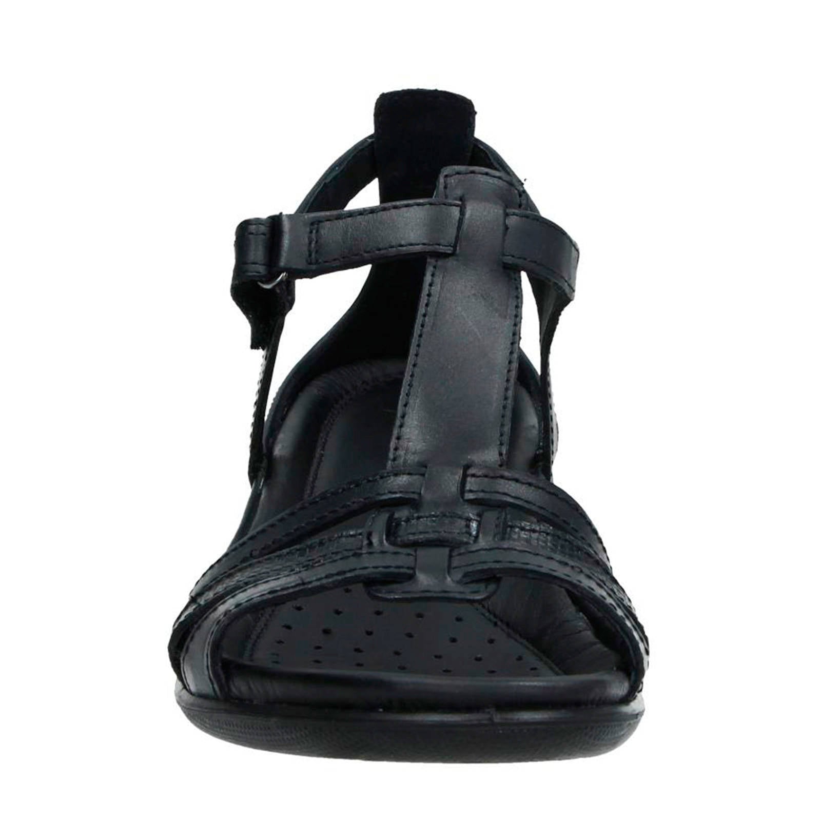 Ecco Flash leren sandalen | wehkamp