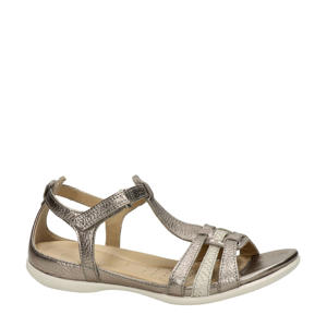Flash  leren sandalen brons