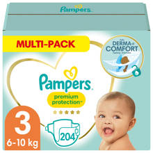 Premium Protection maandbox maat 3 (6-10 kg) 204 luiers