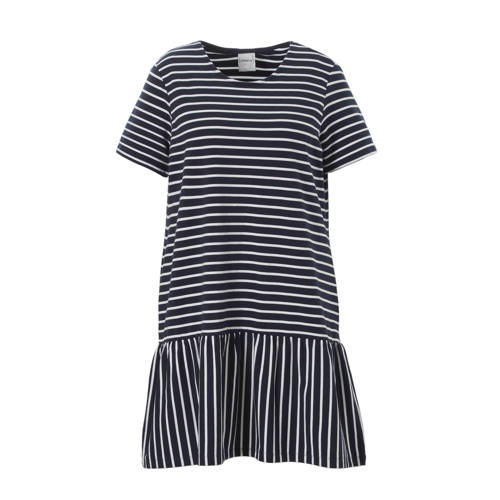 Junarose Jurk Met Streepdessin junarose kopen in de aanbieding